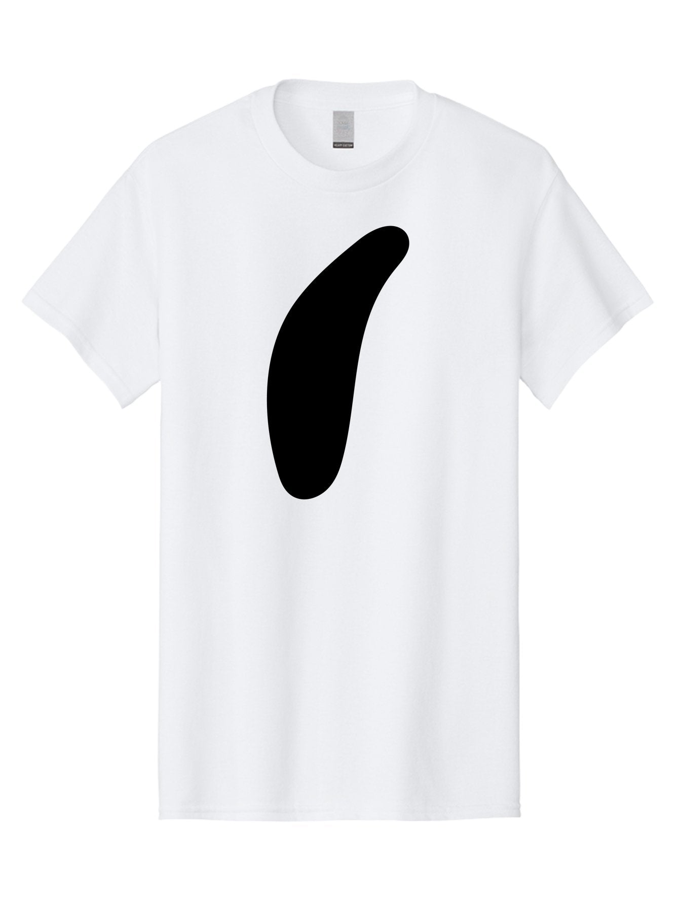 Comma Men'S Graphic Tee, 100% Cotton, Comfortable Casual Summer Wear, Machine Washable, Black Comma, Punctuation Mark, Minimalist Design, Simple Shape, Bold Typography, Modern Graphic -  Aaa416 5