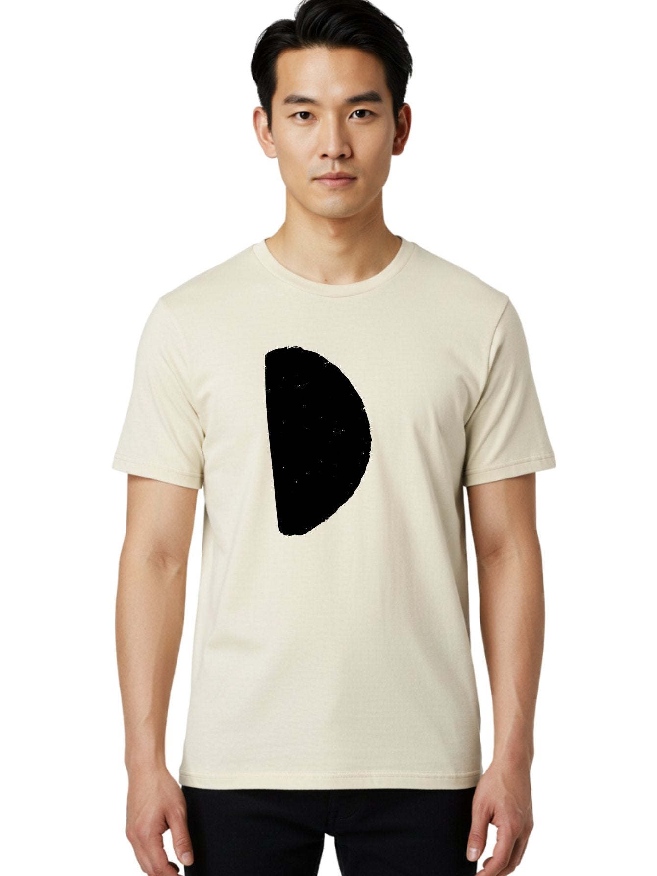Crescent-Shape Men'S Graphic Tee, 100% Cotton, Comfortable Casual Summer Wear, Machine Washable, Pacman Character, Video Game Icon, Retro Gaming, Classic Arcade, Pixel Art, Gaming Culture, Nostalgia -  Aaa418 24