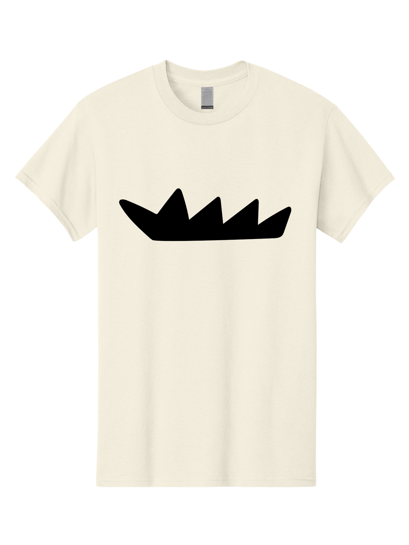Crown-Icon Men'S Graphic Tee, 100% Cotton, Comfortable Casual Summer Wear, Machine Washable, Black Crown Silhouette, Royal Symbol, Monarch Emblem, Regal Crest, King'S Crown, Royal Icon, Minimalist Design, Vector Graphics -  Aaa419 17