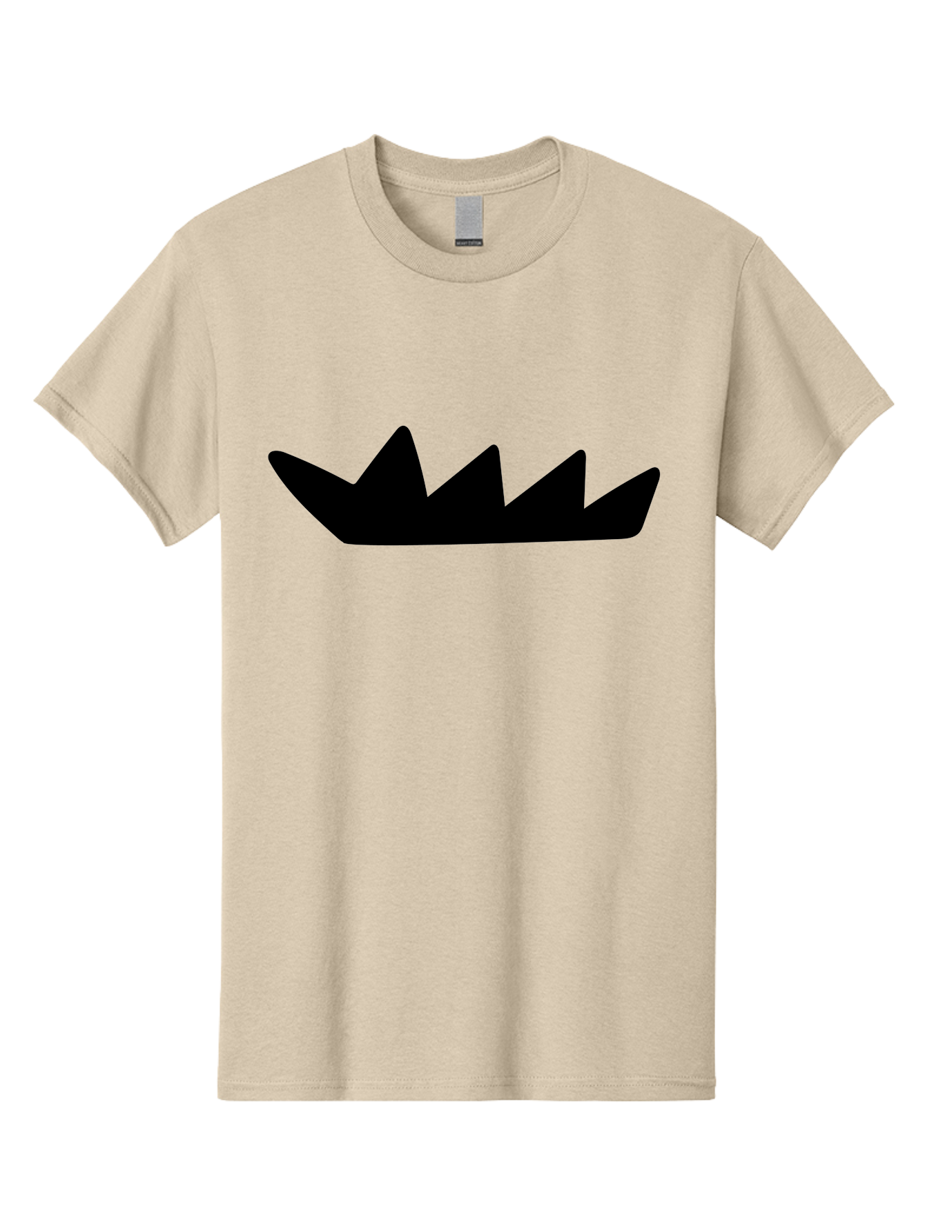Crown-Icon Men'S Graphic Tee, 100% Cotton, Comfortable Casual Summer Wear, Machine Washable, Black Crown Silhouette, Royal Symbol, Monarch Emblem, Regal Crest, King'S Crown, Royal Icon, Minimalist Design, Vector Graphics -  Aaa419 27