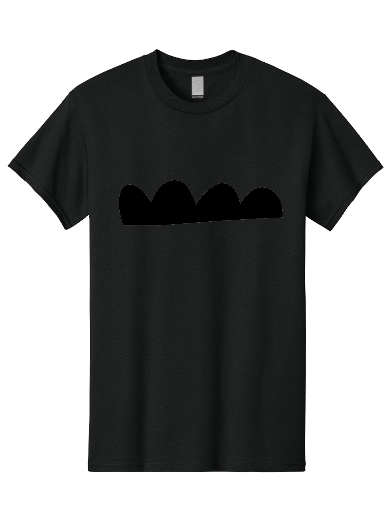 Crowns Men'S Graphic Tee, 100% Cotton, Comfortable Casual Summer Wear, Machine Washable, Black Crown Silhouette, Regal Symbol, Monarch Emblem, Royal Crest, Majestic Design, Elegant Simplicity -  Aaa420