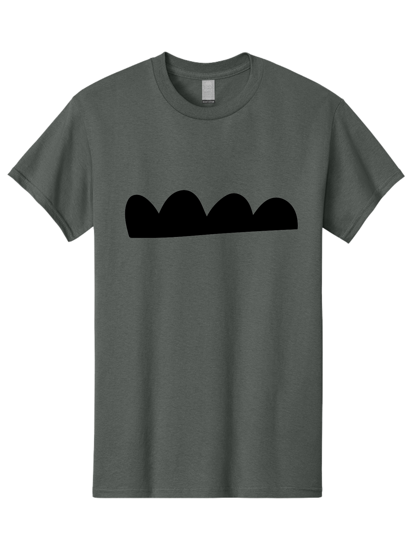 Crowns Men'S Graphic Tee, 100% Cotton, Comfortable Casual Summer Wear, Machine Washable, Black Crown Silhouette, Regal Symbol, Monarch Emblem, Royal Crest, Majestic Design, Elegant Simplicity -  Aaa420 3