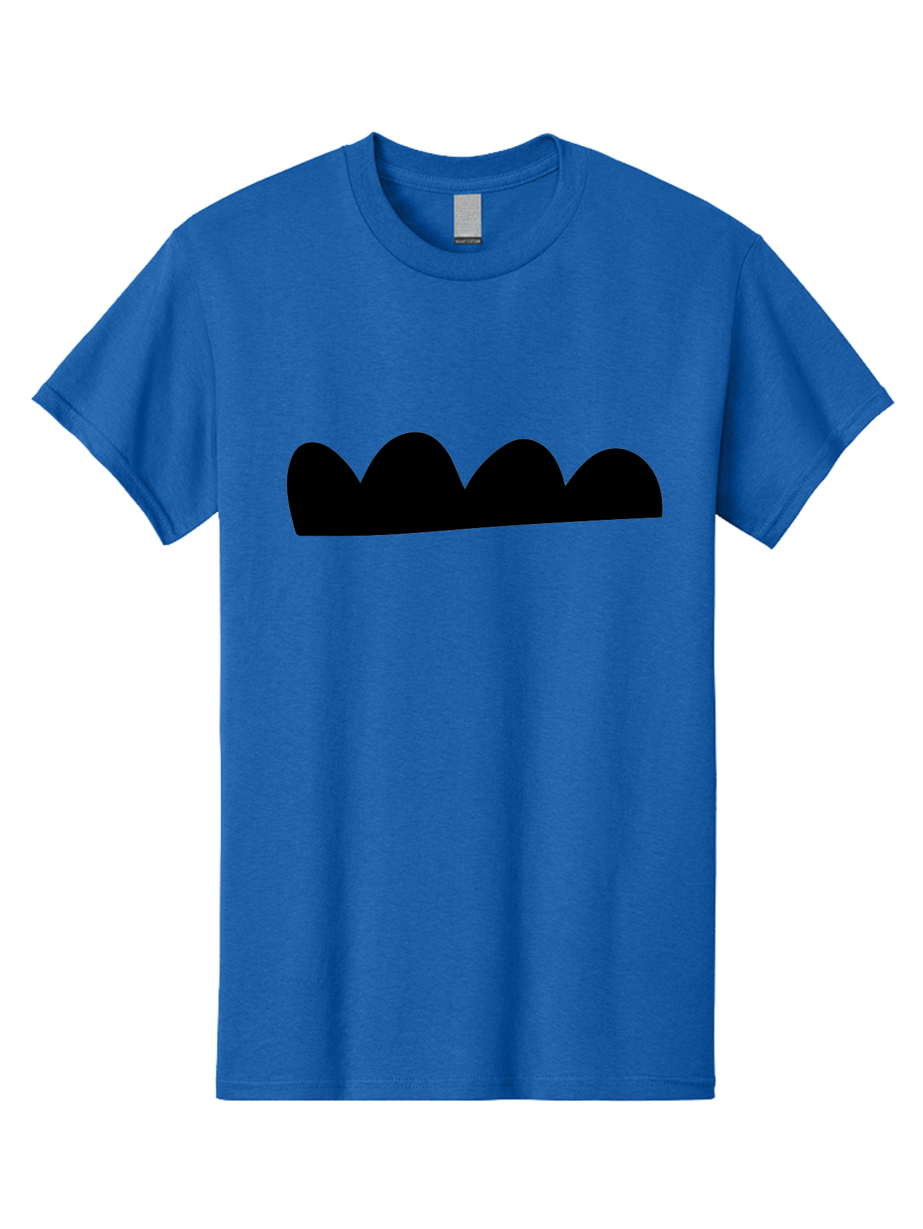 Crowns Men'S Graphic Tee, 100% Cotton, Comfortable Casual Summer Wear, Machine Washable, Black Crown Silhouette, Regal Symbol, Monarch Emblem, Royal Crest, Majestic Design, Elegant Simplicity -  Aaa420 25