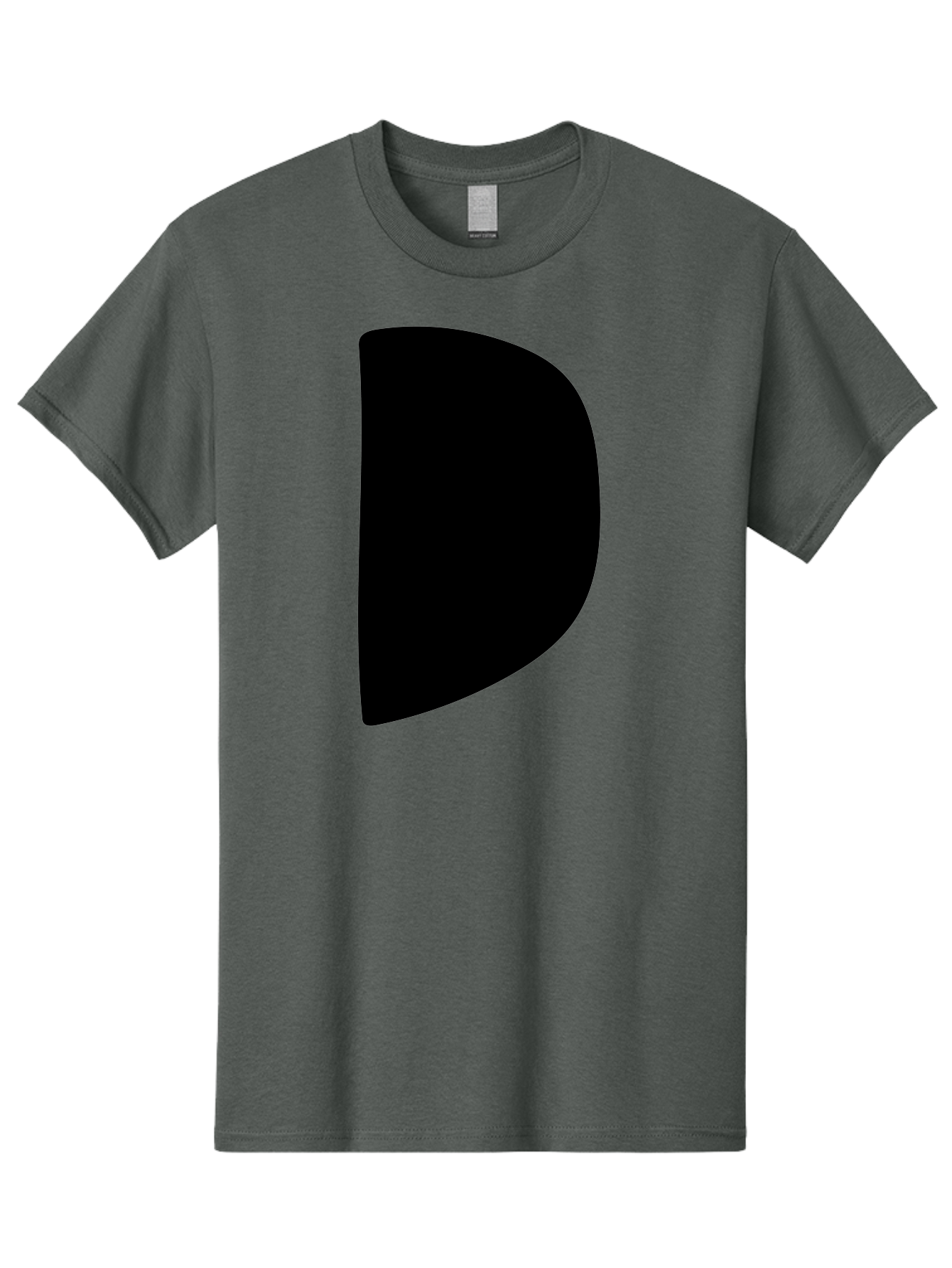 D Men'S Graphic Tee, 100% Cotton, Comfortable Casual Summer Wear, Machine Washable, Modern Typography, Bold Font, Minimalist Design, Sleek Lettering, Simple Shapes, Graphic Design Elements, Abstract Art, Black And Green Color Scheme -  Aaa421 3