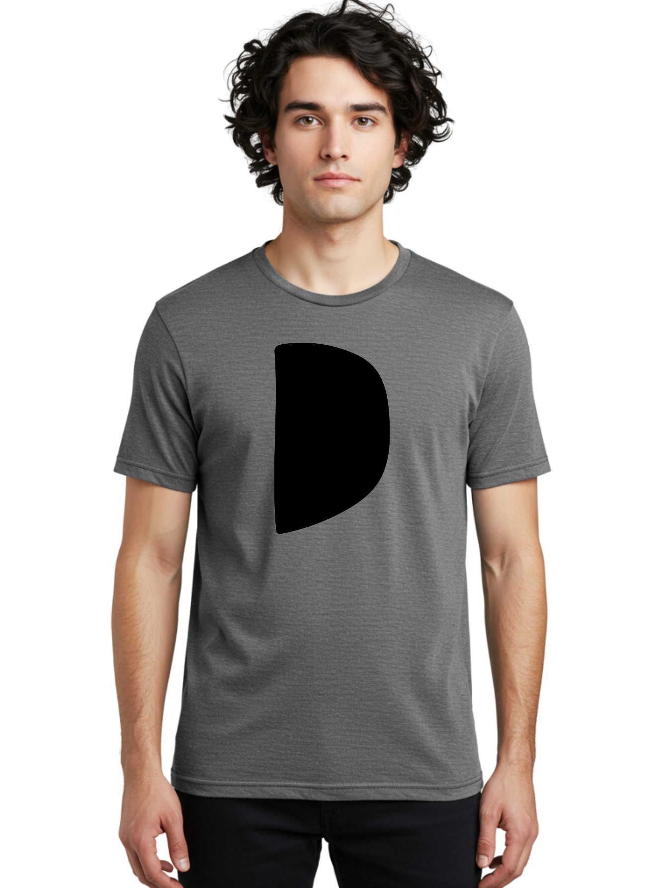 D Men'S Graphic Tee, 100% Cotton, Comfortable Casual Summer Wear, Machine Washable, Modern Typography, Bold Font, Minimalist Design, Sleek Lettering, Simple Shapes, Graphic Design Elements, Abstract Art, Black And Green Color Scheme -  Aaa421 10