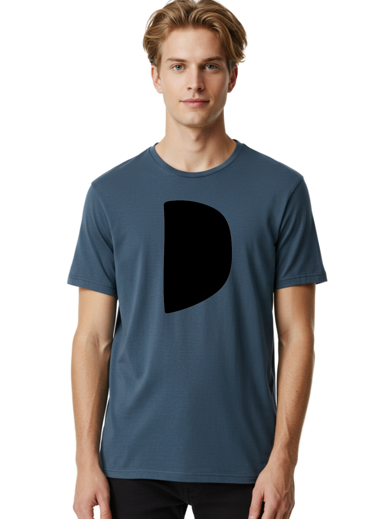 D Men'S Graphic Tee, 100% Cotton, Comfortable Casual Summer Wear, Machine Washable, Modern Typography, Bold Font, Minimalist Design, Sleek Lettering, Simple Shapes, Graphic Design Elements, Abstract Art, Black And Green Color Scheme -  Aaa421 12