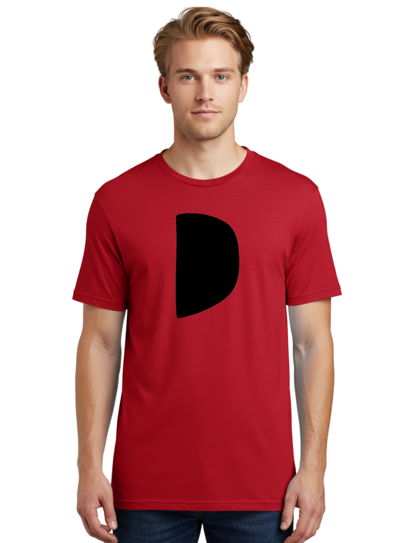 D Men'S Graphic Tee, 100% Cotton, Comfortable Casual Summer Wear, Machine Washable, Modern Typography, Bold Font, Minimalist Design, Sleek Lettering, Simple Shapes, Graphic Design Elements, Abstract Art, Black And Green Color Scheme -  Aaa421 24