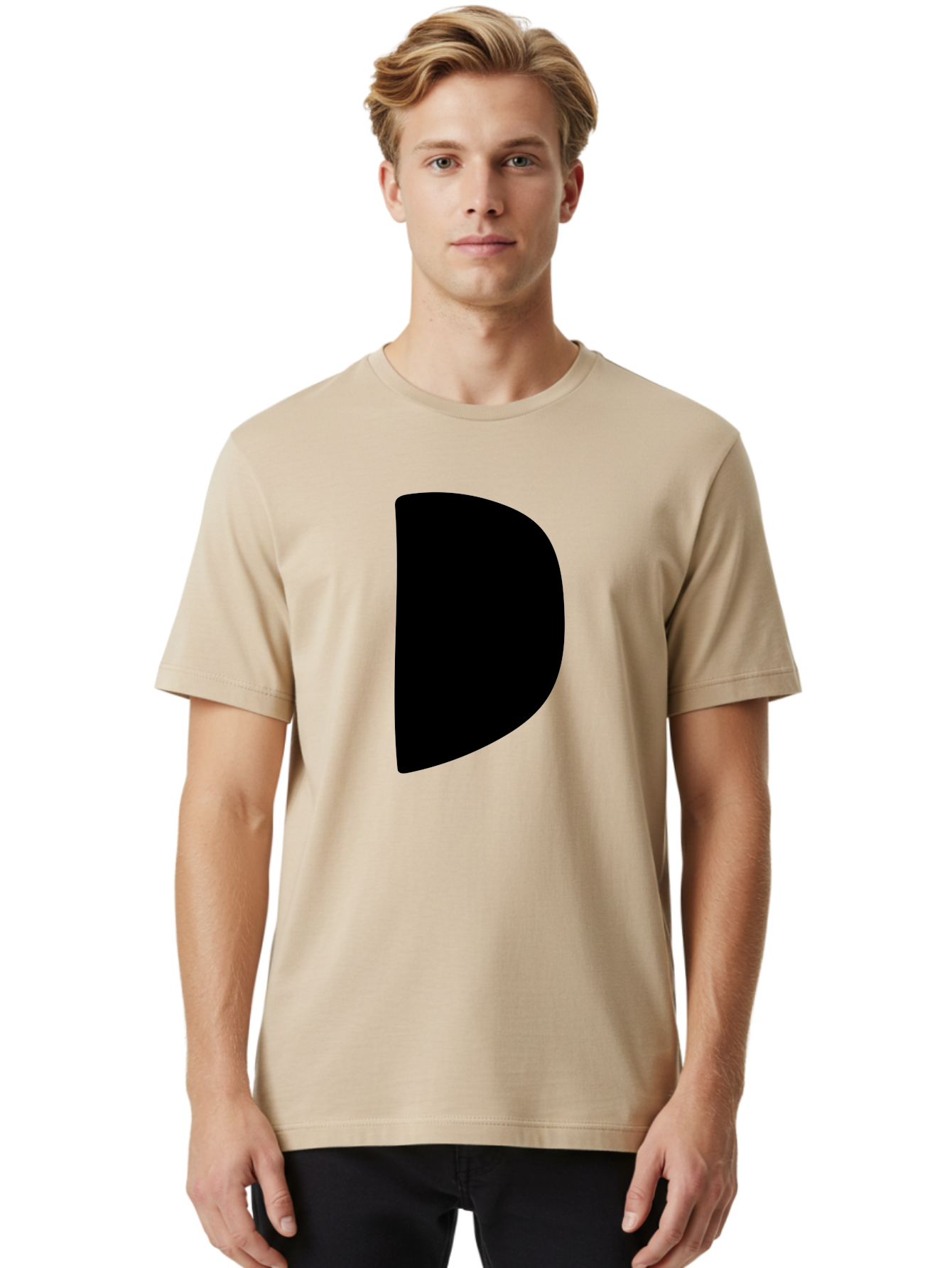 D Men'S Graphic Tee, 100% Cotton, Comfortable Casual Summer Wear, Machine Washable, Modern Typography, Bold Font, Minimalist Design, Sleek Lettering, Simple Shapes, Graphic Design Elements, Abstract Art, Black And Green Color Scheme -  Aaa421 28