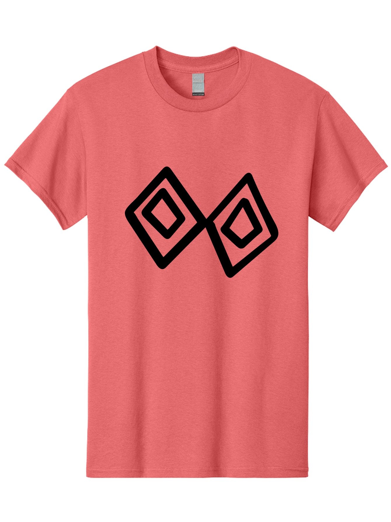 Diamond-Shapes Men'S Graphic Tee, 100% Cotton, Comfortable Casual Summer Wear, Machine Washable, Diamond Shapes, Geometric Design, Black And Green, Logo Design, Modern Graphics, Abstract Art, Symmetrical Shapes, Minimalist Logo -  Aaa423 15