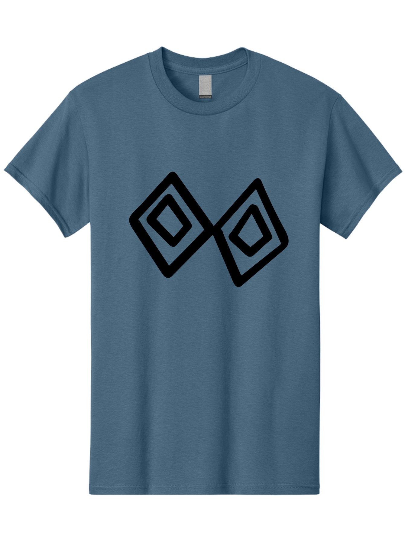 Diamond-Shapes Men'S Graphic Tee, 100% Cotton, Comfortable Casual Summer Wear, Machine Washable, Diamond Shapes, Geometric Design, Black And Green, Logo Design, Modern Graphics, Abstract Art, Symmetrical Shapes, Minimalist Logo -  Aaa423 29