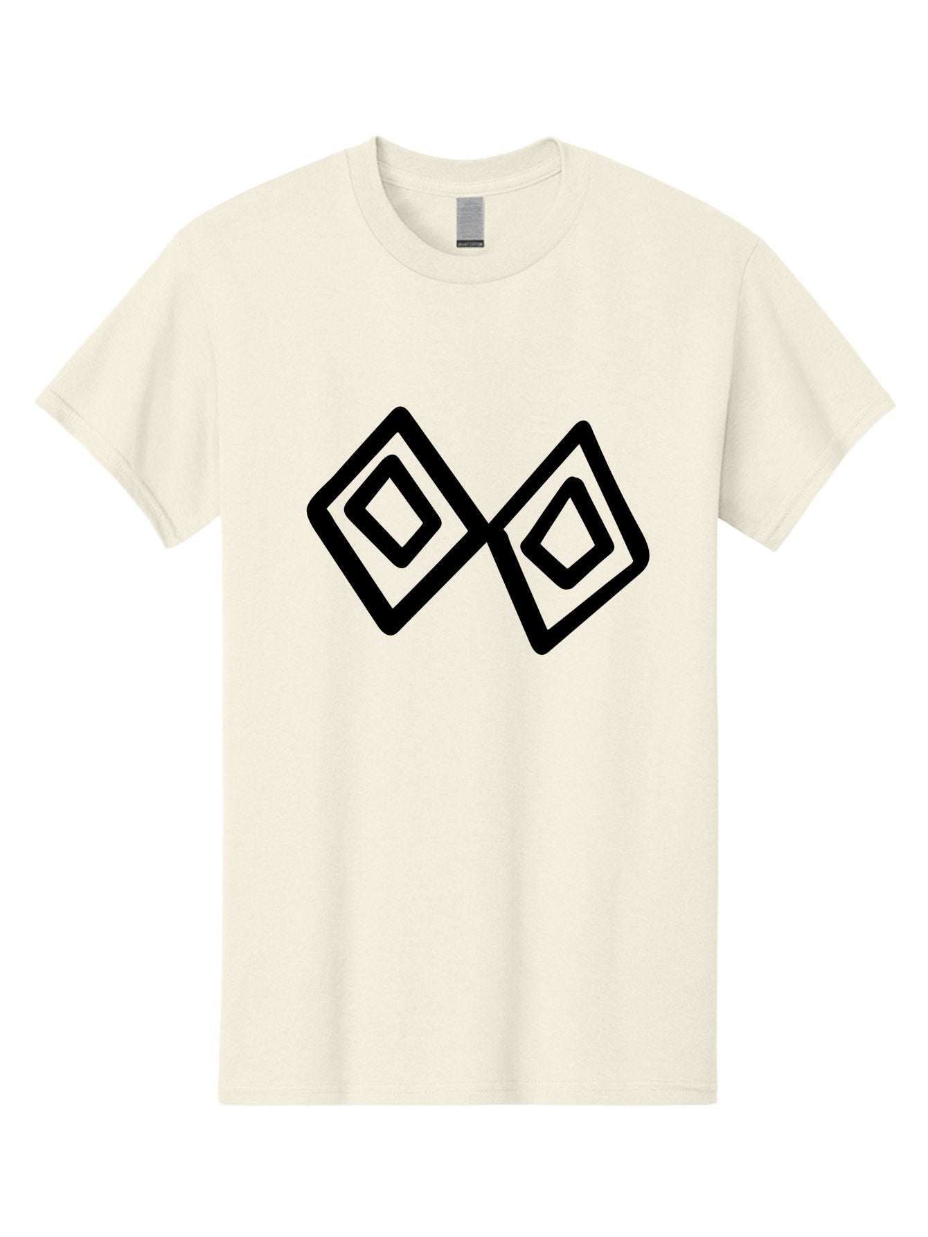 Diamond-Shapes Men'S Graphic Tee, 100% Cotton, Comfortable Casual Summer Wear, Machine Washable, Diamond Shapes, Geometric Design, Black And Green, Logo Design, Modern Graphics, Abstract Art, Symmetrical Shapes, Minimalist Logo -  Aaa423 25