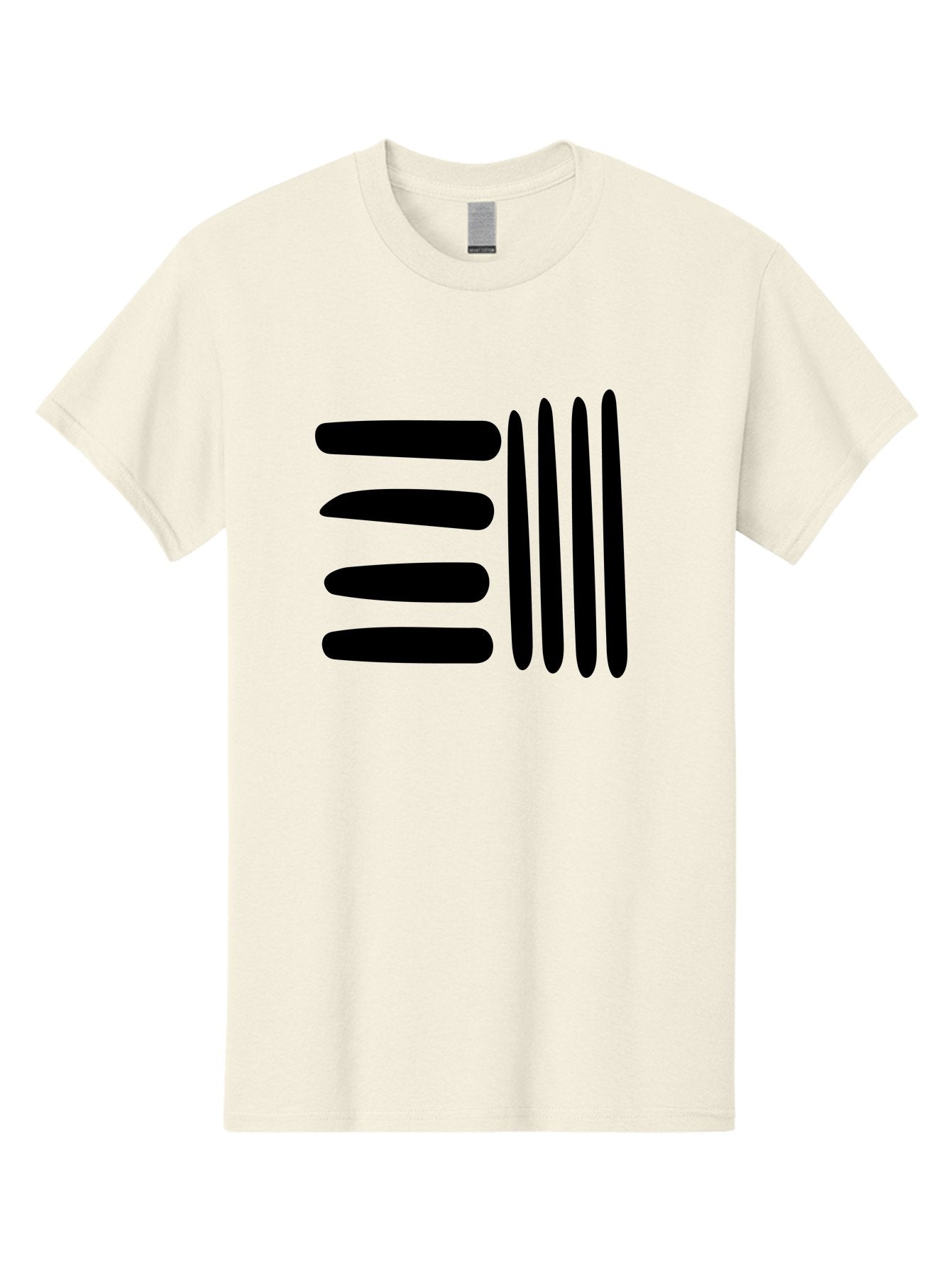 E Men'S Graphic Tee, 100% Cotton, Comfortable Casual Summer Wear, Machine Washable, Equals Sign, Mathematical Symbol, Black And Green, Graphic Design, Modern Art, Simple Shapes, Contrast Colors, Minimalist Style -  Aaa426 13
