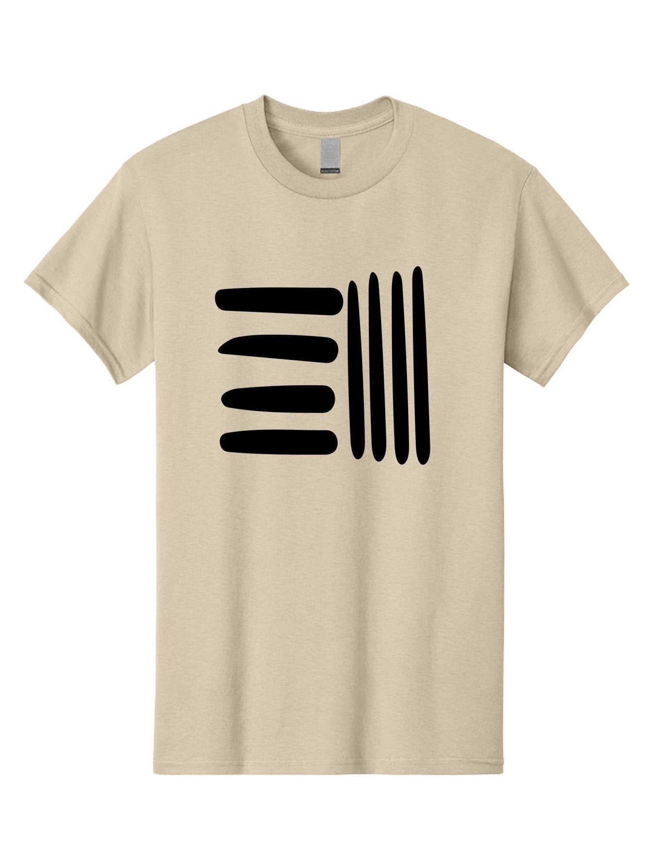 E Men'S Graphic Tee, 100% Cotton, Comfortable Casual Summer Wear, Machine Washable, Equals Sign, Mathematical Symbol, Black And Green, Graphic Design, Modern Art, Simple Shapes, Contrast Colors, Minimalist Style -  Aaa426 5