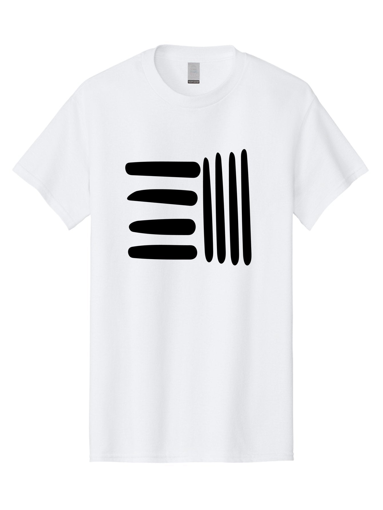 E Men'S Graphic Tee, 100% Cotton, Comfortable Casual Summer Wear, Machine Washable, Equals Sign, Mathematical Symbol, Black And Green, Graphic Design, Modern Art, Simple Shapes, Contrast Colors, Minimalist Style -  Aaa426 17