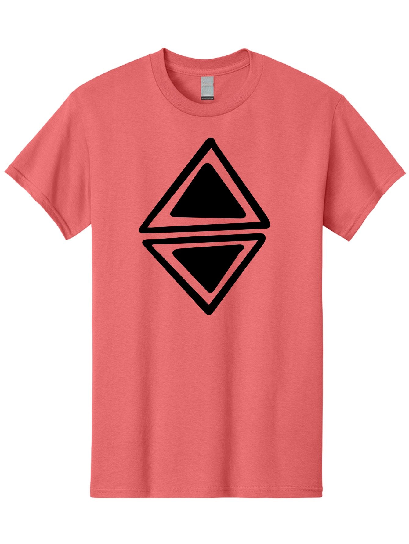 Ethereum-Logo Men'S Graphic Tee, 100% Cotton, Comfortable Casual Summer Wear, Machine Washable, Solana Cryptocurrency Logo, Black Diamond Shape, Geometric Design, Cryptocurrency Symbol, Blockchain Technology, Solana Branding, -  Aaa430 21