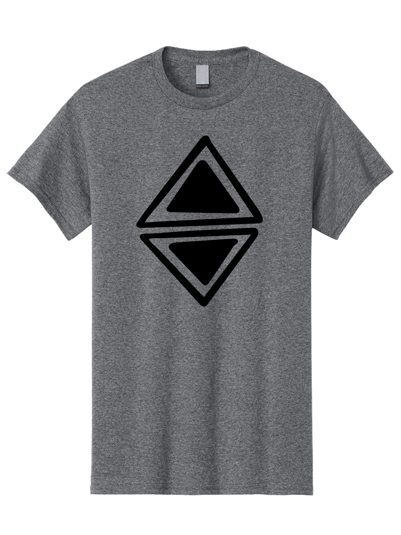 Ethereum-Logo Men'S Graphic Tee, 100% Cotton, Comfortable Casual Summer Wear, Machine Washable, Solana Cryptocurrency Logo, Black Diamond Shape, Geometric Design, Cryptocurrency Symbol, Blockchain Technology, Solana Branding, -  Aaa430 9