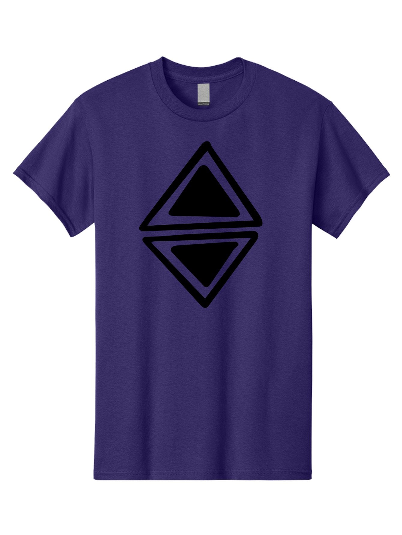 Ethereum-Logo Men'S Graphic Tee, 100% Cotton, Comfortable Casual Summer Wear, Machine Washable, Solana Cryptocurrency Logo, Black Diamond Shape, Geometric Design, Cryptocurrency Symbol, Blockchain Technology, Solana Branding, -  Aaa430 27