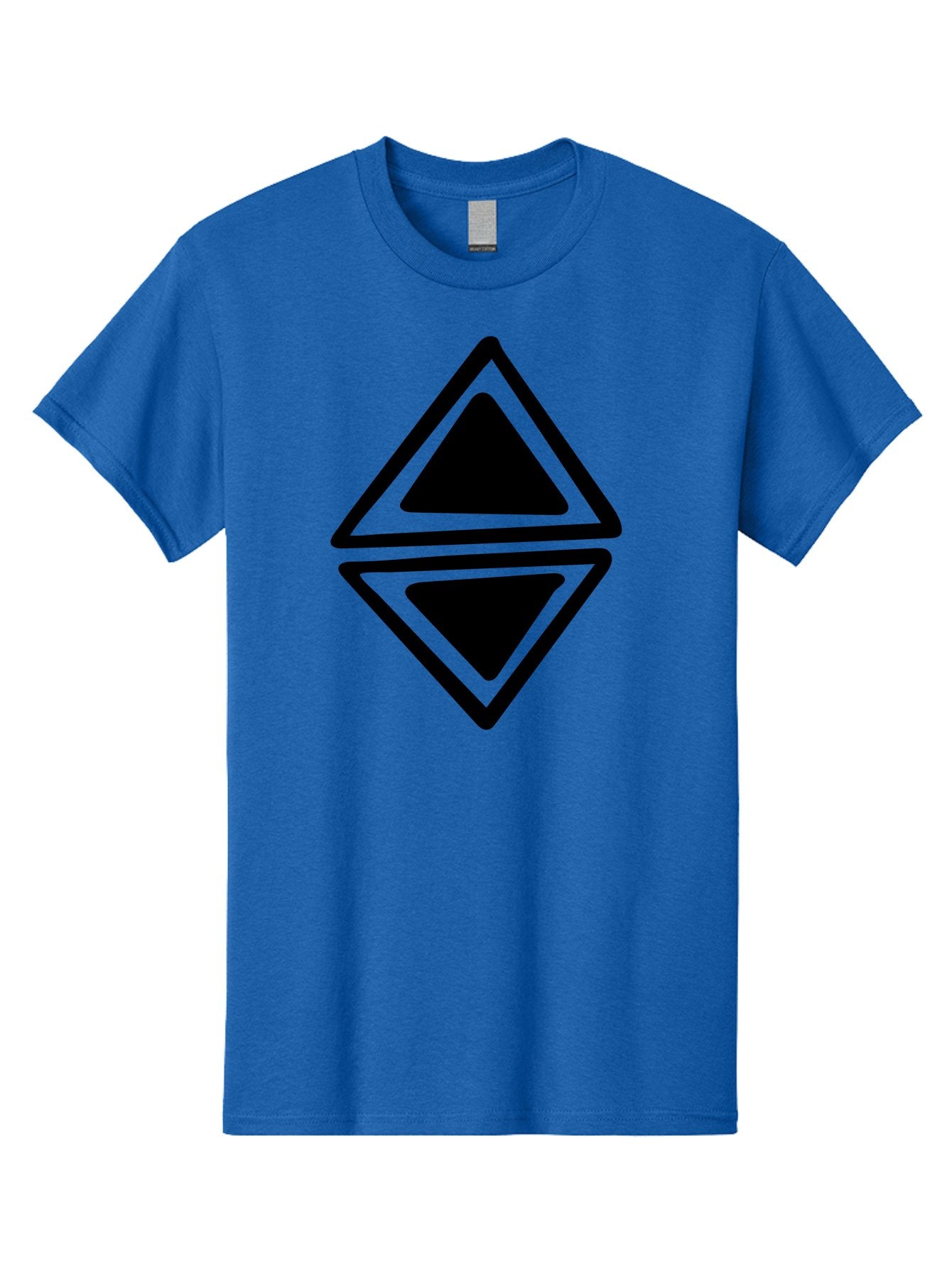 Ethereum-Logo Men'S Graphic Tee, 100% Cotton, Comfortable Casual Summer Wear, Machine Washable, Solana Cryptocurrency Logo, Black Diamond Shape, Geometric Design, Cryptocurrency Symbol, Blockchain Technology, Solana Branding, -  Aaa430 5