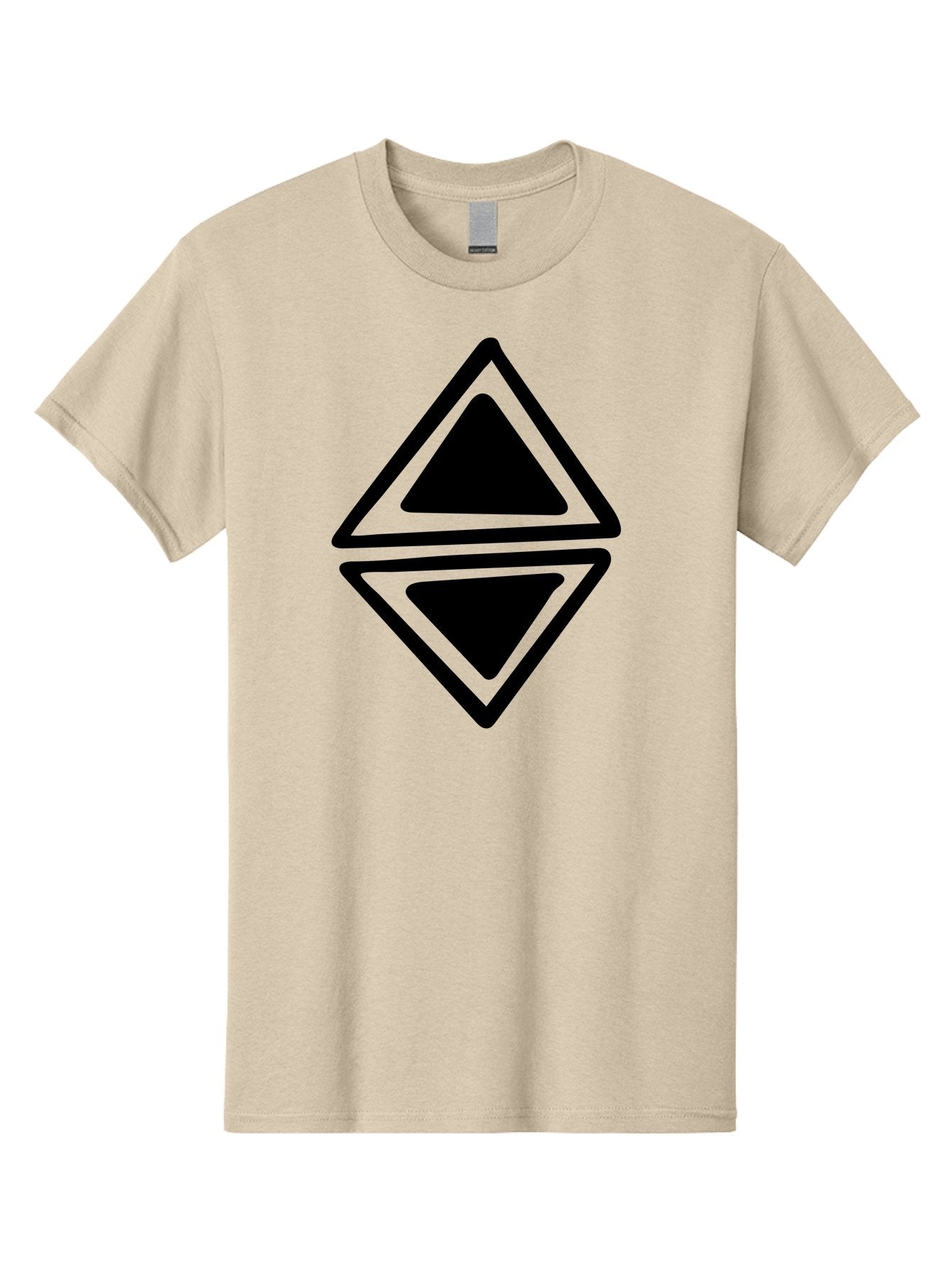 Ethereum-Logo Men'S Graphic Tee, 100% Cotton, Comfortable Casual Summer Wear, Machine Washable, Solana Cryptocurrency Logo, Black Diamond Shape, Geometric Design, Cryptocurrency Symbol, Blockchain Technology, Solana Branding, -  Aaa430 7