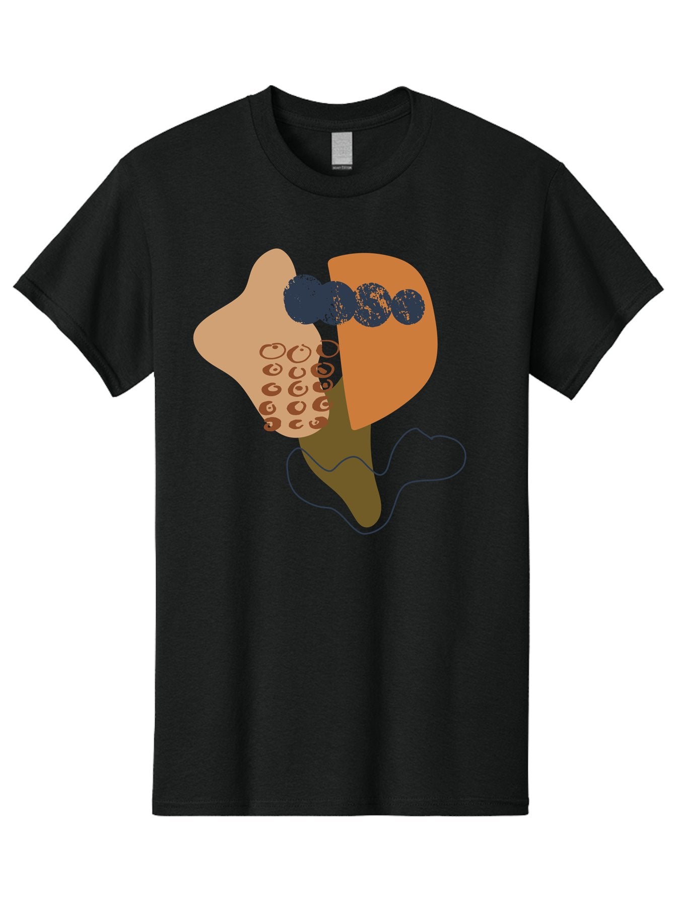 Ice-Cream-Cone Men'S Graphic Tee, 100% Cotton, Comfortable Casual Summer Wear, Machine Washable, Ice Cream Cone, Abstract Design, Modern Art, Colorful Treat, Creative Expression, Unique Illustration, Sweet Delight, Artistic Creativity -  Aaa438 15