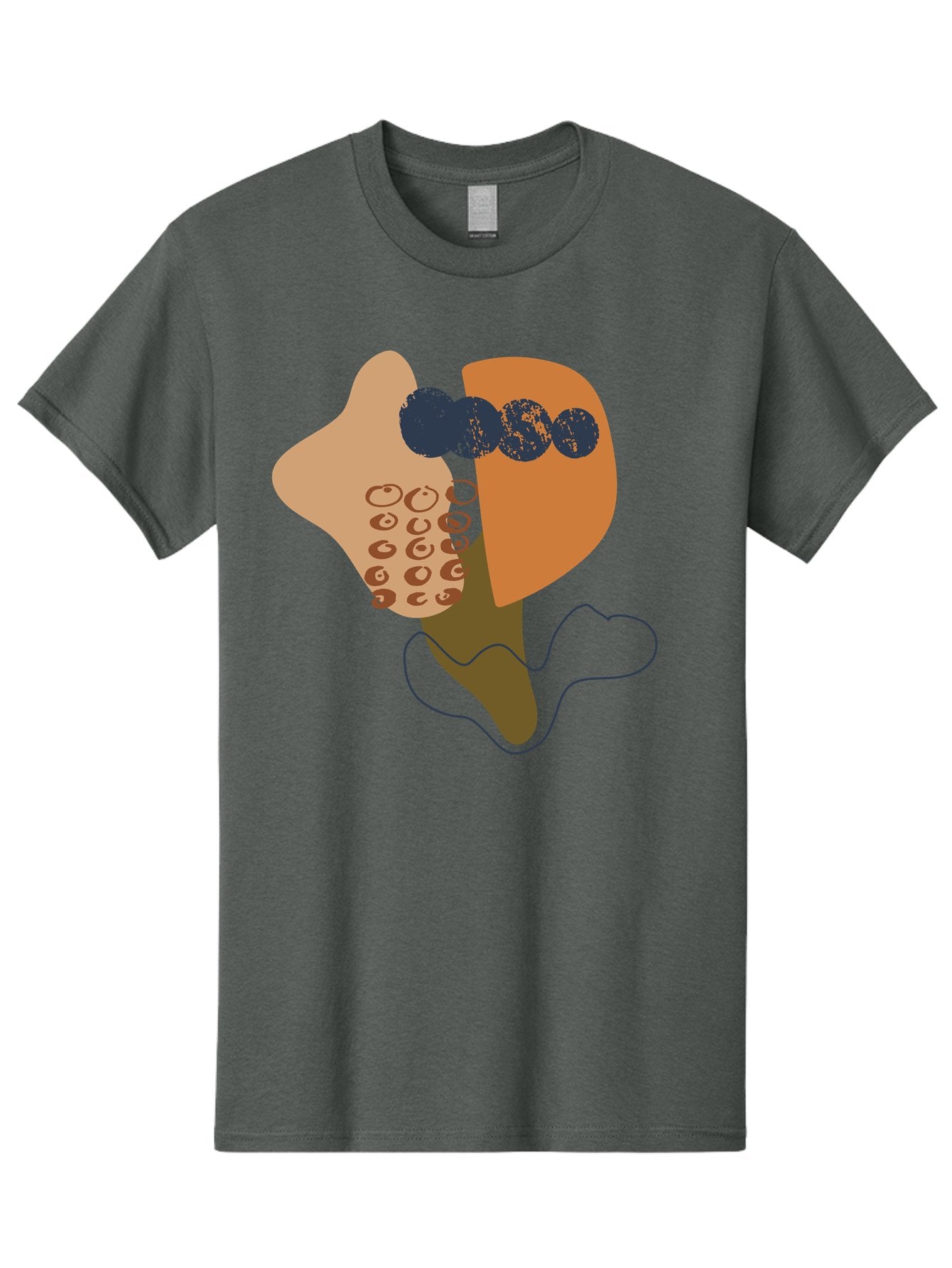 Ice-Cream-Cone Men'S Graphic Tee, 100% Cotton, Comfortable Casual Summer Wear, Machine Washable, Ice Cream Cone, Abstract Design, Modern Art, Colorful Treat, Creative Expression, Unique Illustration, Sweet Delight, Artistic Creativity -  Aaa438 13