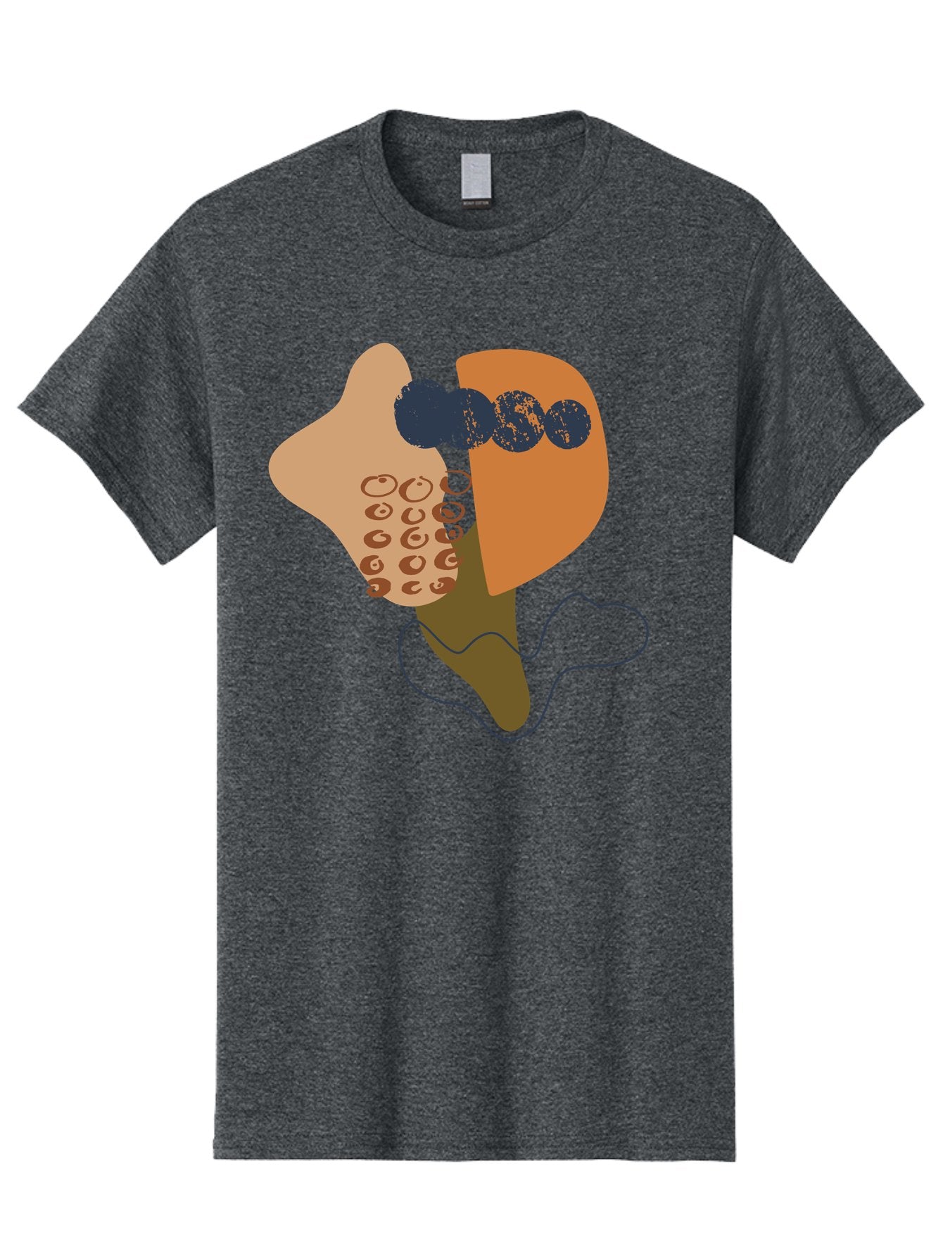 Ice-Cream-Cone Men'S Graphic Tee, 100% Cotton, Comfortable Casual Summer Wear, Machine Washable, Ice Cream Cone, Abstract Design, Modern Art, Colorful Treat, Creative Expression, Unique Illustration, Sweet Delight, Artistic Creativity -  Aaa438 21