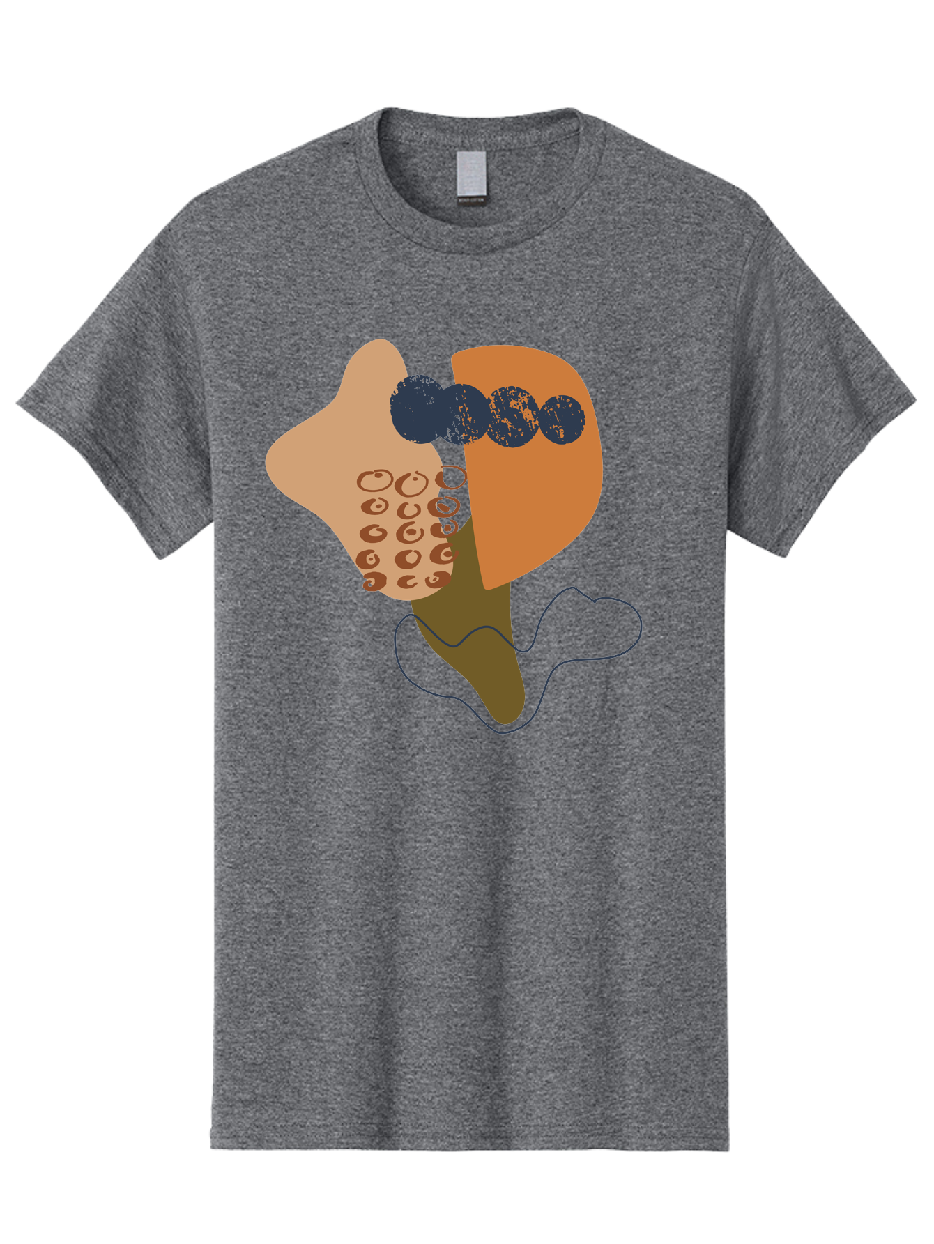Ice-Cream-Cone Men'S Graphic Tee, 100% Cotton, Comfortable Casual Summer Wear, Machine Washable, Ice Cream Cone, Abstract Design, Modern Art, Colorful Treat, Creative Expression, Unique Illustration, Sweet Delight, Artistic Creativity -  Aaa438 9
