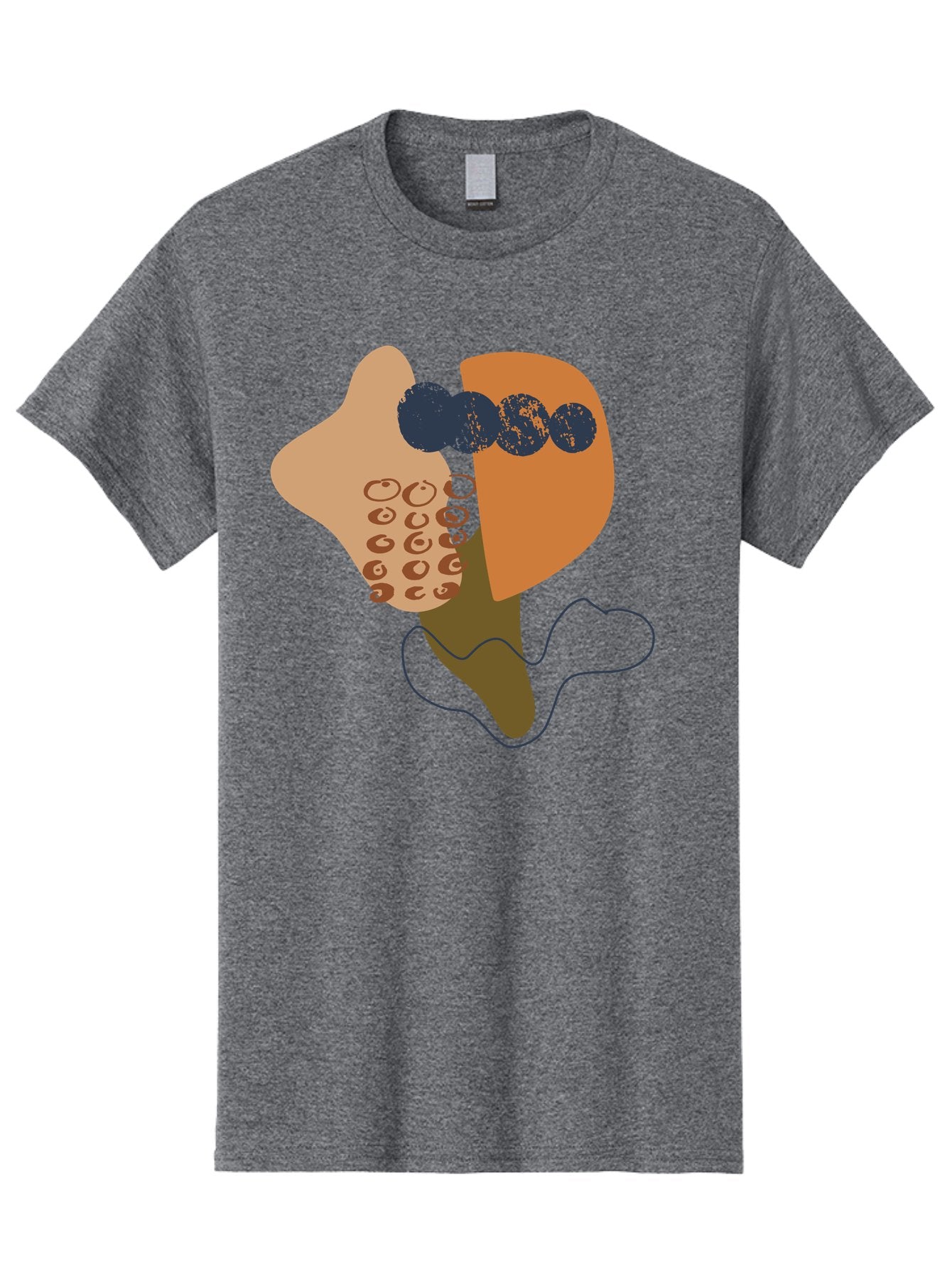 Ice-Cream-Cone Men'S Graphic Tee, 100% Cotton, Comfortable Casual Summer Wear, Machine Washable, Ice Cream Cone, Abstract Design, Modern Art, Colorful Treat, Creative Expression, Unique Illustration, Sweet Delight, Artistic Creativity -  Aaa438 29