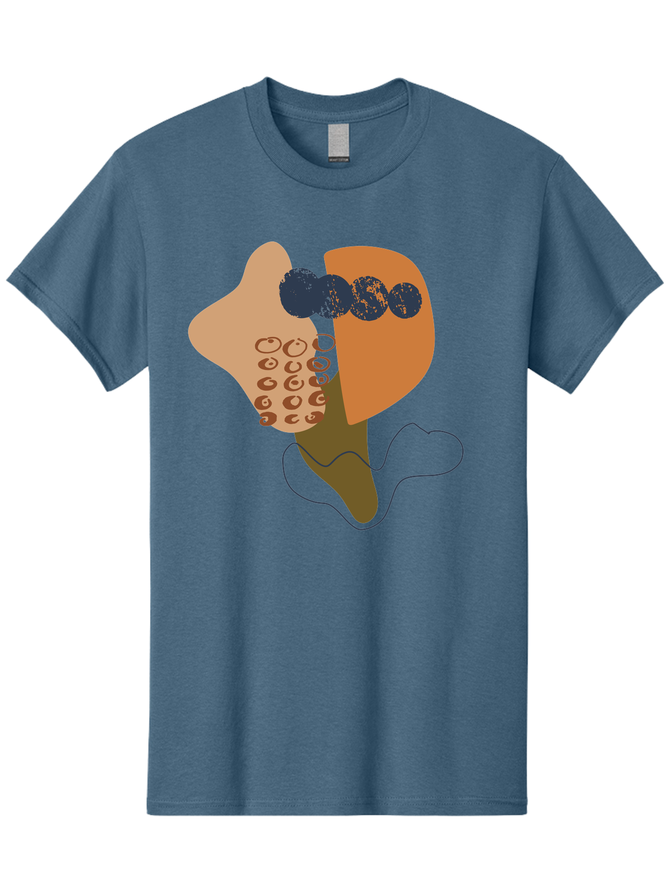 Ice-Cream-Cone Men'S Graphic Tee, 100% Cotton, Comfortable Casual Summer Wear, Machine Washable, Ice Cream Cone, Abstract Design, Modern Art, Colorful Treat, Creative Expression, Unique Illustration, Sweet Delight, Artistic Creativity -  Aaa438 11