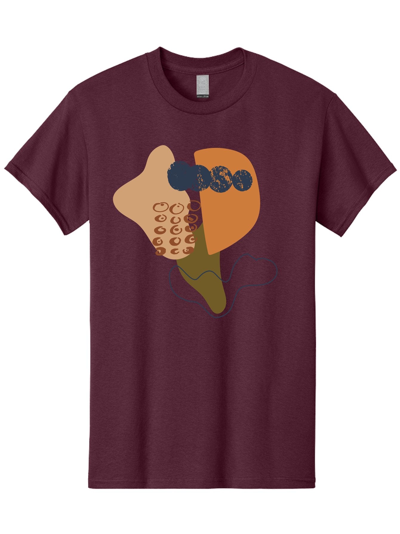 Ice-Cream-Cone Men'S Graphic Tee, 100% Cotton, Comfortable Casual Summer Wear, Machine Washable, Ice Cream Cone, Abstract Design, Modern Art, Colorful Treat, Creative Expression, Unique Illustration, Sweet Delight, Artistic Creativity -  Aaa438 27