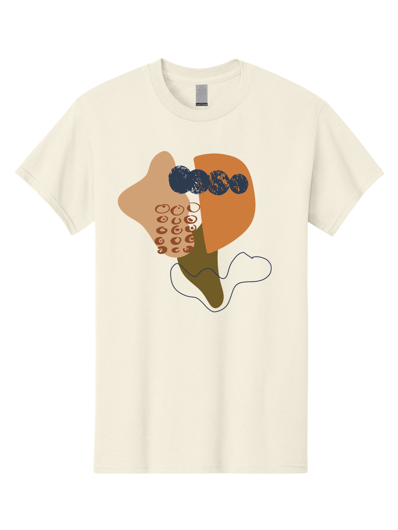 Ice-Cream-Cone Men'S Graphic Tee, 100% Cotton, Comfortable Casual Summer Wear, Machine Washable, Ice Cream Cone, Abstract Design, Modern Art, Colorful Treat, Creative Expression, Unique Illustration, Sweet Delight, Artistic Creativity -  Aaa438 17