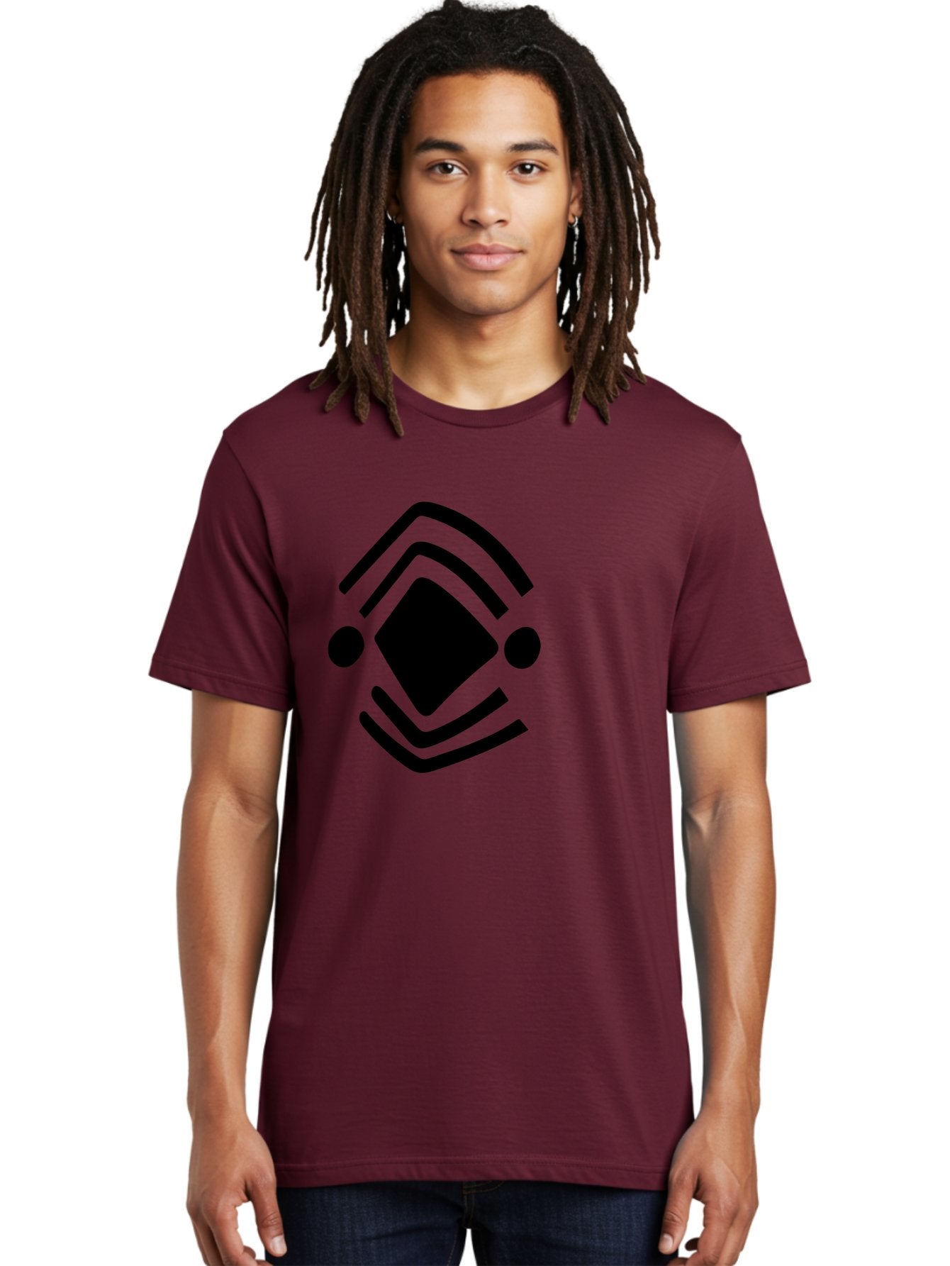 Krita-Logo Men'S Graphic Tee, 100% Cotton, Comfortable Casual Summer Wear, Machine Washable, Diamond Shape, Abstract Logo, Minimalist Design, Simple Shapes, Modern Icon, Geometric Pattern, Stylized Graphic -  Aaa441 12