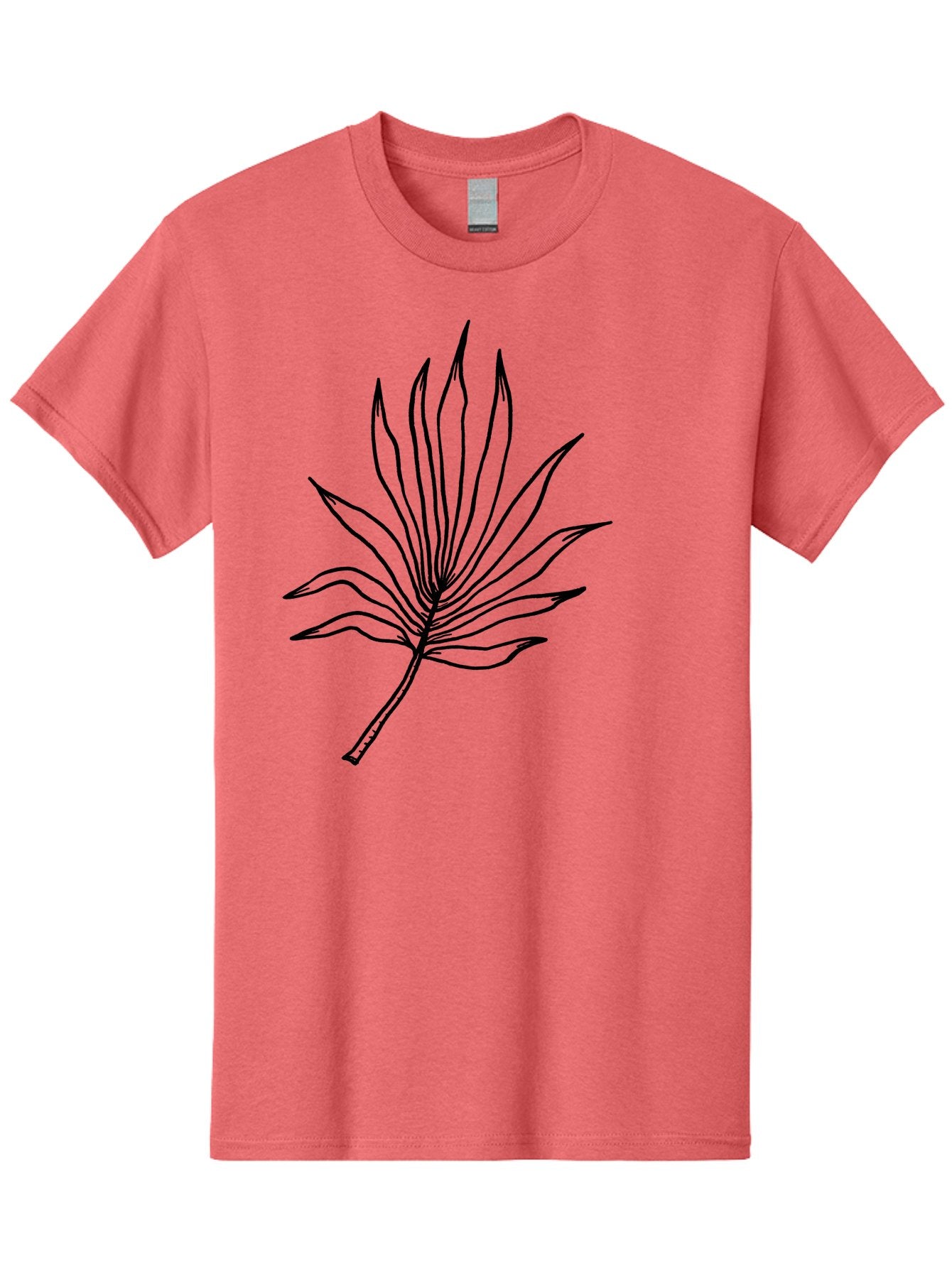 Leaf-1 Men'S Graphic Tee, 100% Cotton, Comfortable Casual Summer Wear, Machine Washable, Marijuana Leaf, Cannabis Symbol, Black Outline, Simple Design, Minimalist Art, Leaf Illustration, Pot Leaf, Cannabis Leaf Art, Weed Symbol, -  Aaa442 25