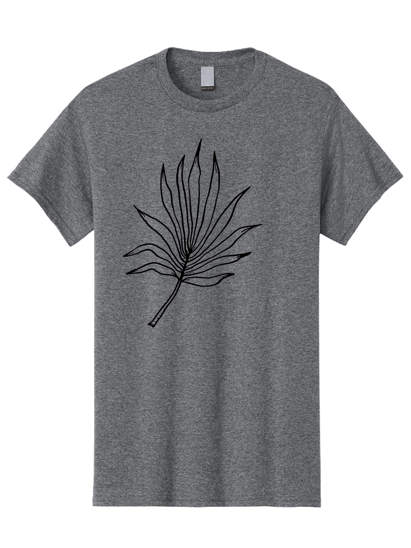 Leaf-1 Men'S Graphic Tee, 100% Cotton, Comfortable Casual Summer Wear, Machine Washable, Marijuana Leaf, Cannabis Symbol, Black Outline, Simple Design, Minimalist Art, Leaf Illustration, Pot Leaf, Cannabis Leaf Art, Weed Symbol, -  Aaa442 9