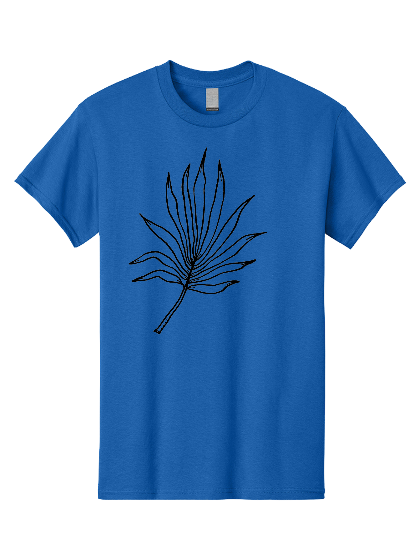 Leaf-1 Men'S Graphic Tee, 100% Cotton, Comfortable Casual Summer Wear, Machine Washable, Marijuana Leaf, Cannabis Symbol, Black Outline, Simple Design, Minimalist Art, Leaf Illustration, Pot Leaf, Cannabis Leaf Art, Weed Symbol, -  Aaa442 25