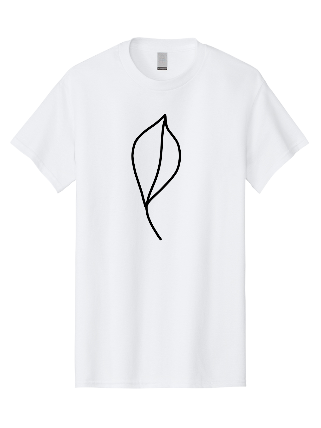 Leaf-3 Men'S Graphic Tee, 100% Cotton, Comfortable Casual Summer Wear, Machine Washable, Simple Leaf Illustration, Minimalist Design, Black Outline, Nature-Inspired Art, Botanical Icon, Modern Simplicity, Eco-Friendly Graphic -  Aaa444 29