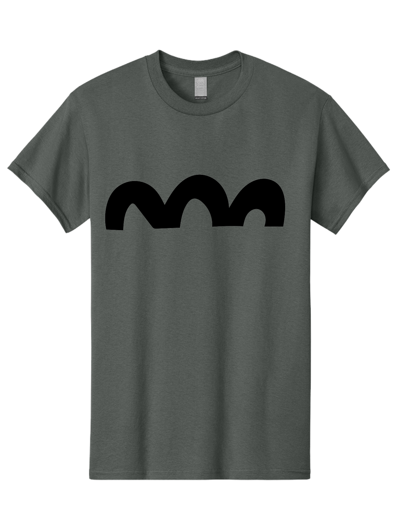 Mastodon-Logo Men'S Graphic Tee, 100% Cotton, Comfortable Casual Summer Wear, Machine Washable, Mastodon Logo, Black Logo, Stylized Letter M, Simple Design, Bold Typography, Social Media Icon -  Aaa462 3