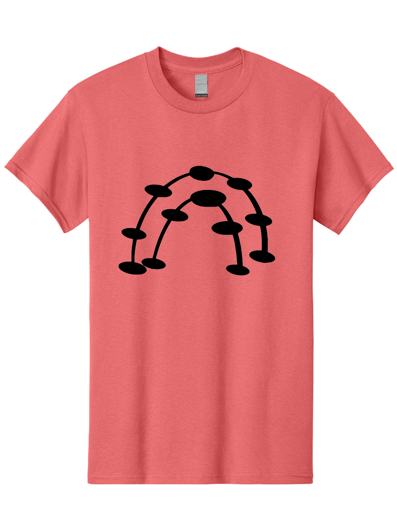 Molecule-Structure Men'S Graphic Tee, 100% Cotton, Comfortable Casual Summer Wear, Machine Washable, Network Diagram, Interconnected Nodes, Abstract Design, Futuristic Illustration, Digital Connectivity, Complex Network, Node Connections, -  Aaa465 5