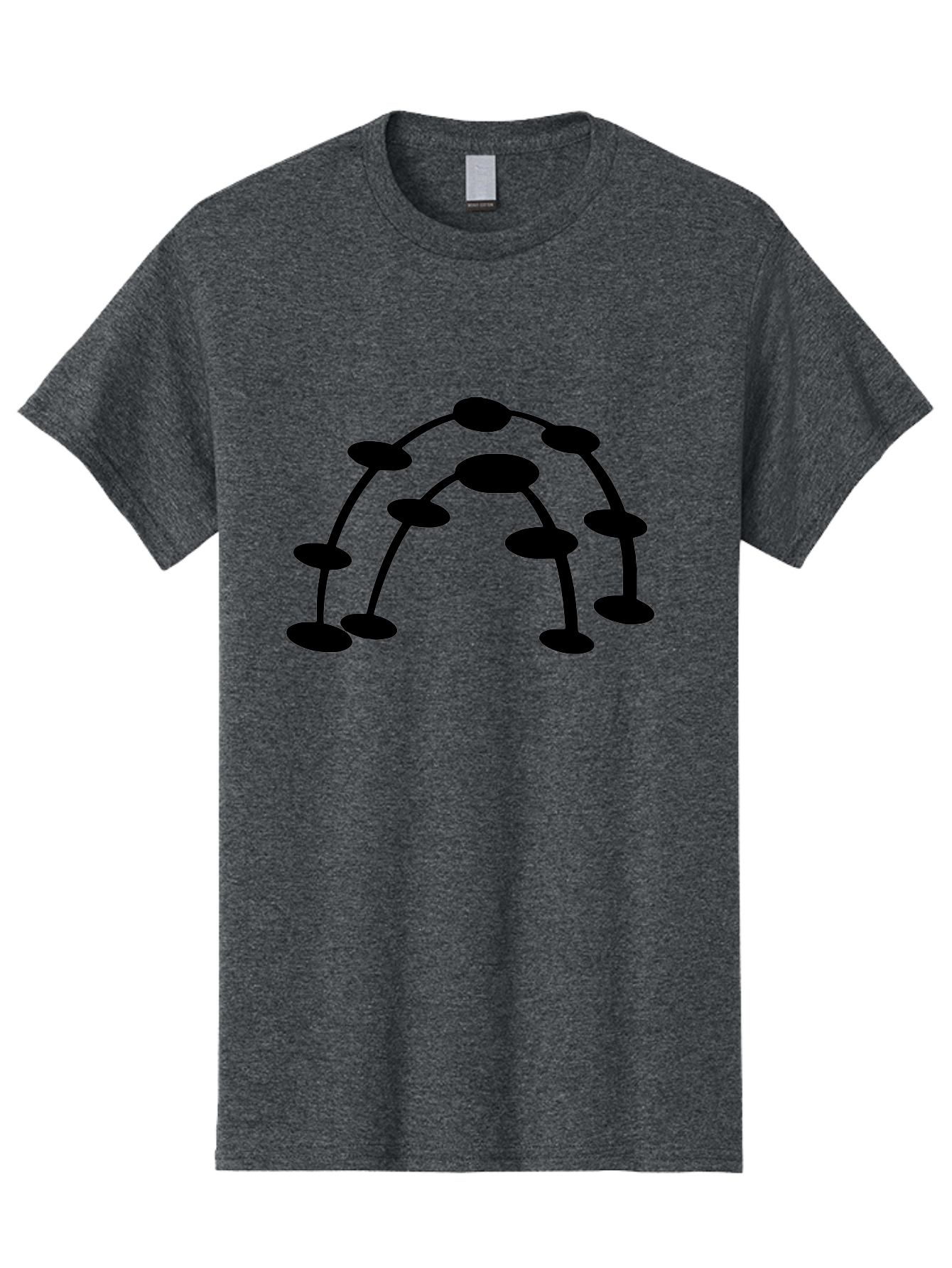 Molecule-Structure Men'S Graphic Tee, 100% Cotton, Comfortable Casual Summer Wear, Machine Washable, Network Diagram, Interconnected Nodes, Abstract Design, Futuristic Illustration, Digital Connectivity, Complex Network, Node Connections, -  Aaa465 7