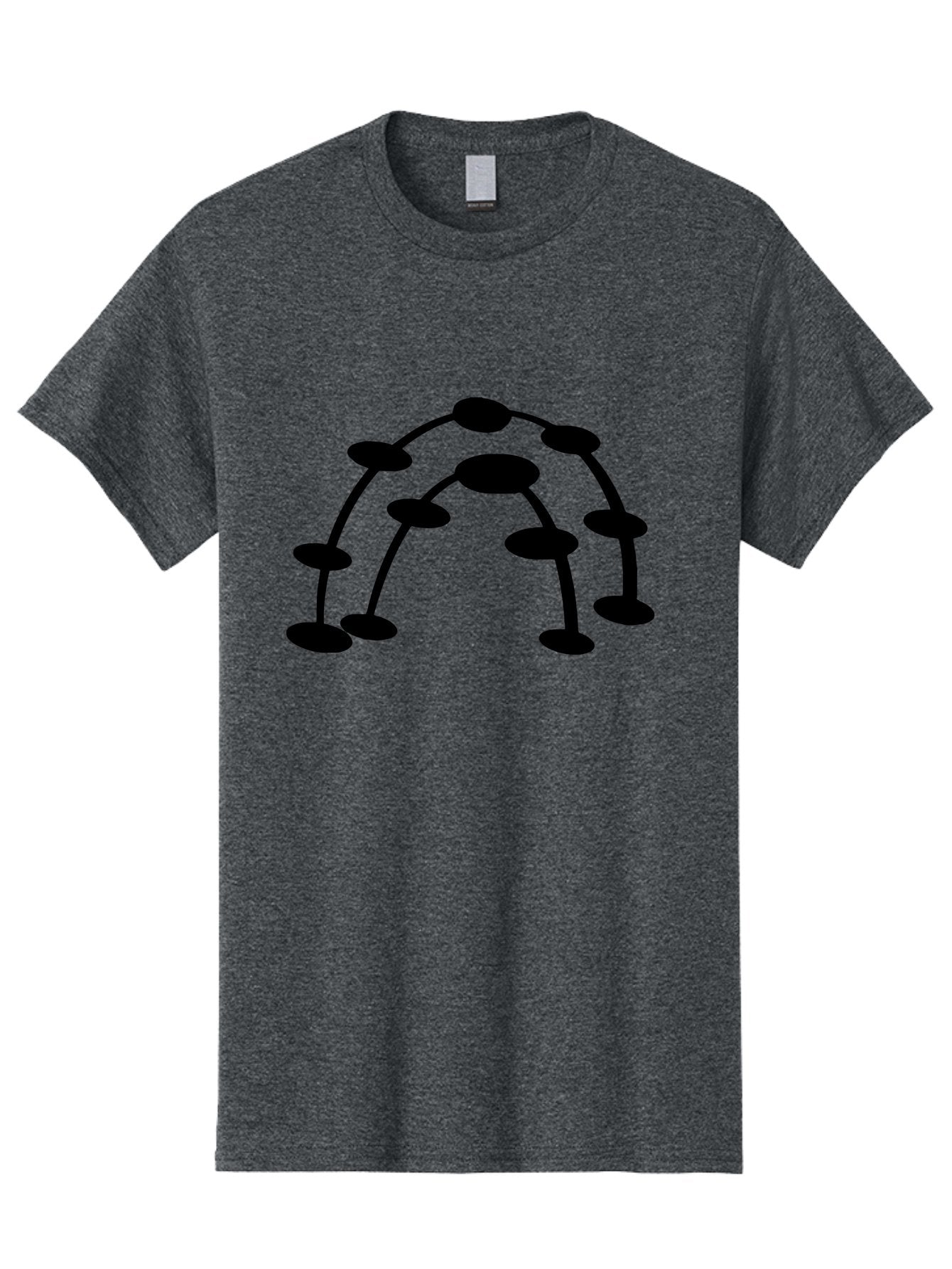 Molecule-Structure Men'S Graphic Tee, 100% Cotton, Comfortable Casual Summer Wear, Machine Washable, Network Diagram, Interconnected Nodes, Abstract Design, Futuristic Illustration, Digital Connectivity, Complex Network, Node Connections, -  Aaa465 15