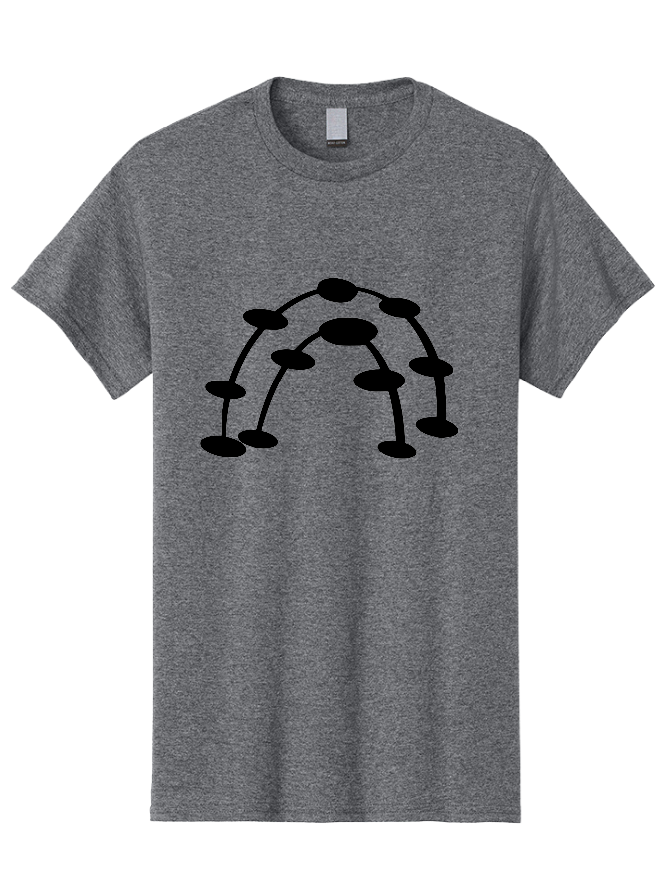Molecule-Structure Men'S Graphic Tee, 100% Cotton, Comfortable Casual Summer Wear, Machine Washable, Network Diagram, Interconnected Nodes, Abstract Design, Futuristic Illustration, Digital Connectivity, Complex Network, Node Connections, -  Aaa465 9
