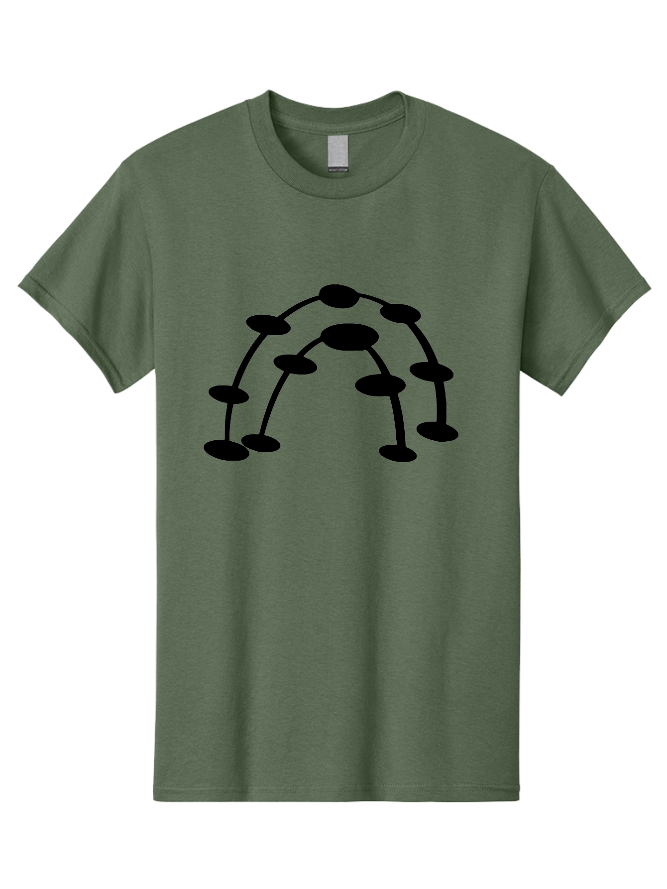 Molecule-Structure Men'S Graphic Tee, 100% Cotton, Comfortable Casual Summer Wear, Machine Washable, Network Diagram, Interconnected Nodes, Abstract Design, Futuristic Illustration, Digital Connectivity, Complex Network, Node Connections, -  Aaa465 15