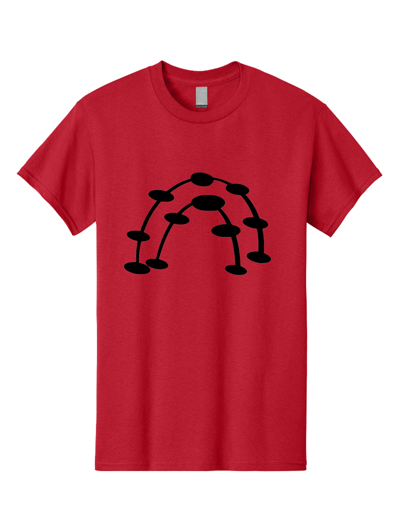 Molecule-Structure Men'S Graphic Tee, 100% Cotton, Comfortable Casual Summer Wear, Machine Washable, Network Diagram, Interconnected Nodes, Abstract Design, Futuristic Illustration, Digital Connectivity, Complex Network, Node Connections, -  Aaa465 23