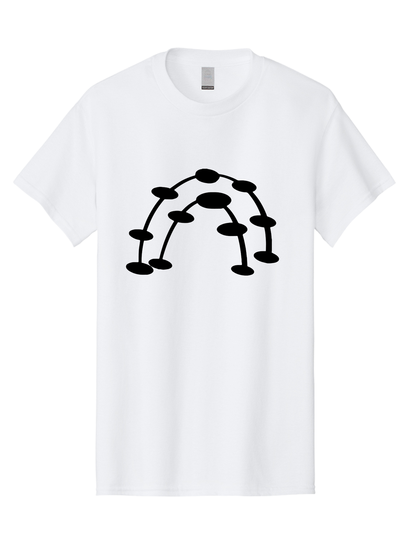 Molecule-Structure Men'S Graphic Tee, 100% Cotton, Comfortable Casual Summer Wear, Machine Washable, Network Diagram, Interconnected Nodes, Abstract Design, Futuristic Illustration, Digital Connectivity, Complex Network, Node Connections, -  Aaa465 29