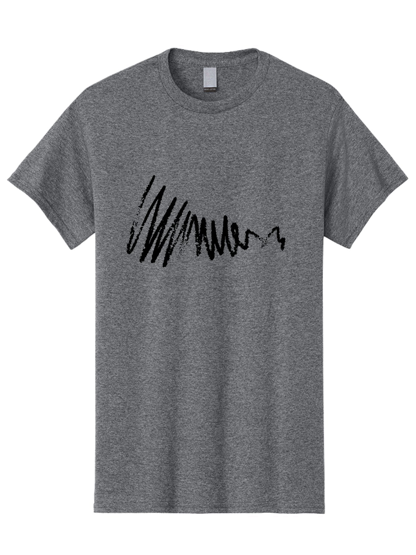 Mummer Men'S Graphic Tee, 100% Cotton, Comfortable Casual Summer Wear, Machine Washable, Black Scribble, Handwriting, Cursive Text, Abstract Design, Creative Typography, Mummer Word, Dynamic Lines, Artistic Expression -  Aaa470 25