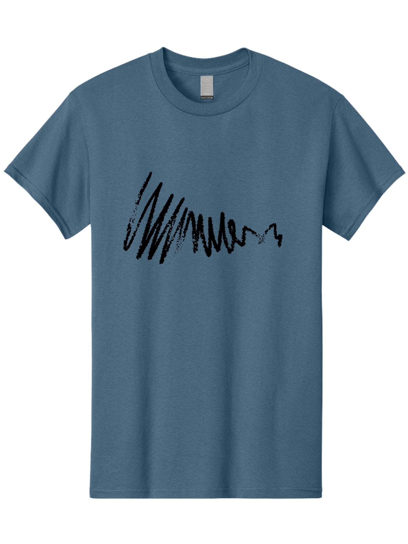 Mummer Men'S Graphic Tee, 100% Cotton, Comfortable Casual Summer Wear, Machine Washable, Black Scribble, Handwriting, Cursive Text, Abstract Design, Creative Typography, Mummer Word, Dynamic Lines, Artistic Expression -  Aaa470 3