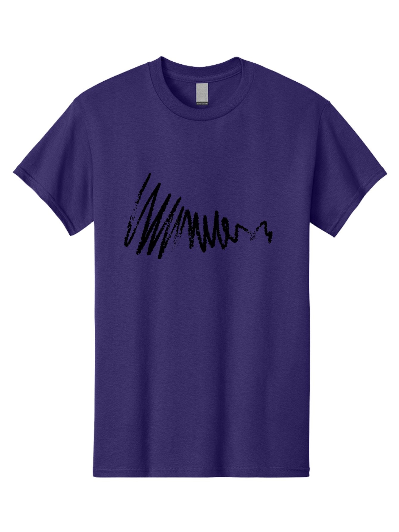 Mummer Men'S Graphic Tee, 100% Cotton, Comfortable Casual Summer Wear, Machine Washable, Black Scribble, Handwriting, Cursive Text, Abstract Design, Creative Typography, Mummer Word, Dynamic Lines, Artistic Expression -  Aaa470