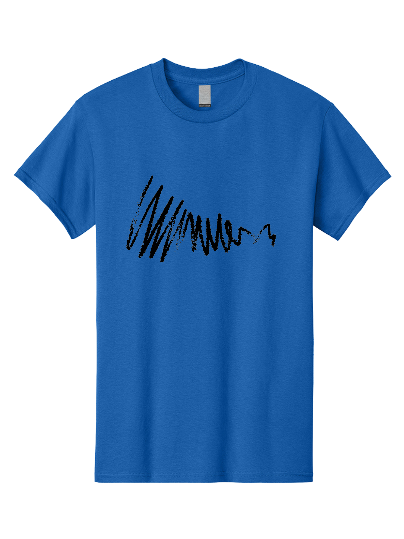 Mummer Men'S Graphic Tee, 100% Cotton, Comfortable Casual Summer Wear, Machine Washable, Black Scribble, Handwriting, Cursive Text, Abstract Design, Creative Typography, Mummer Word, Dynamic Lines, Artistic Expression -  Aaa470 25
