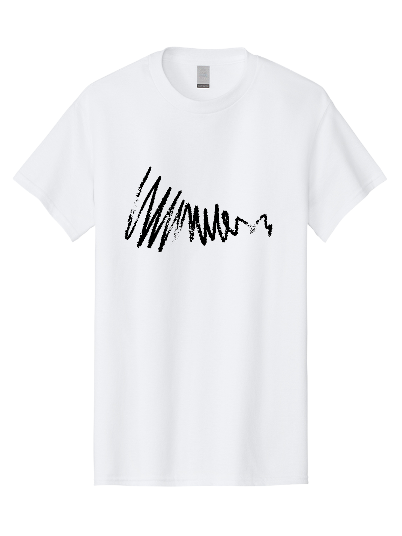 Mummer Men'S Graphic Tee, 100% Cotton, Comfortable Casual Summer Wear, Machine Washable, Black Scribble, Handwriting, Cursive Text, Abstract Design, Creative Typography, Mummer Word, Dynamic Lines, Artistic Expression -  Aaa470 29
