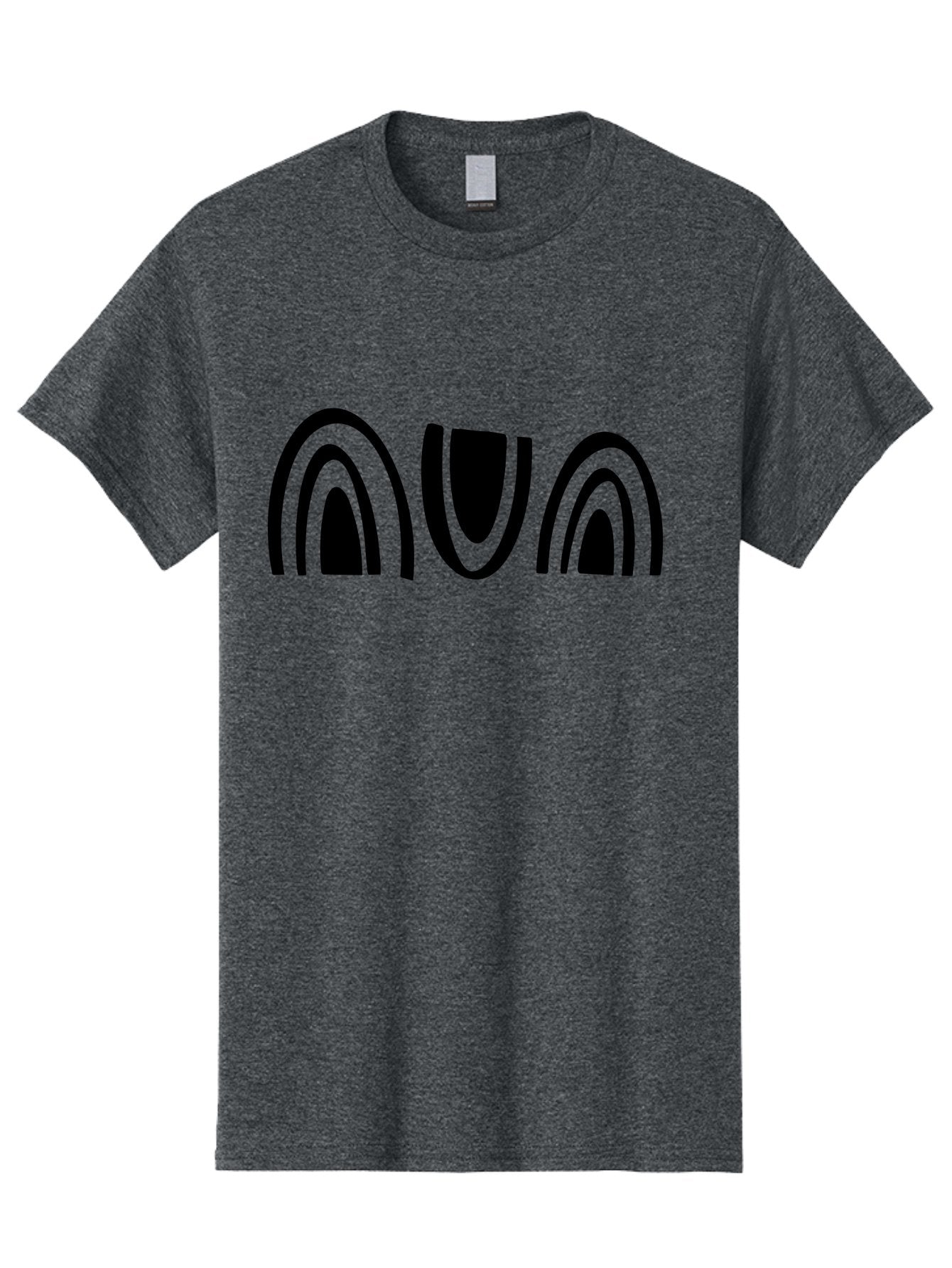 Nun Men'S Graphic Tee, 100% Cotton, Comfortable Casual Summer Wear, Machine Washable, Ava Logo, Minimalist Design, Black And Green Color Scheme, Simple Typography, Abstract Shapes, Modern Aesthetic, Graphical Elements -  Aaa471 11